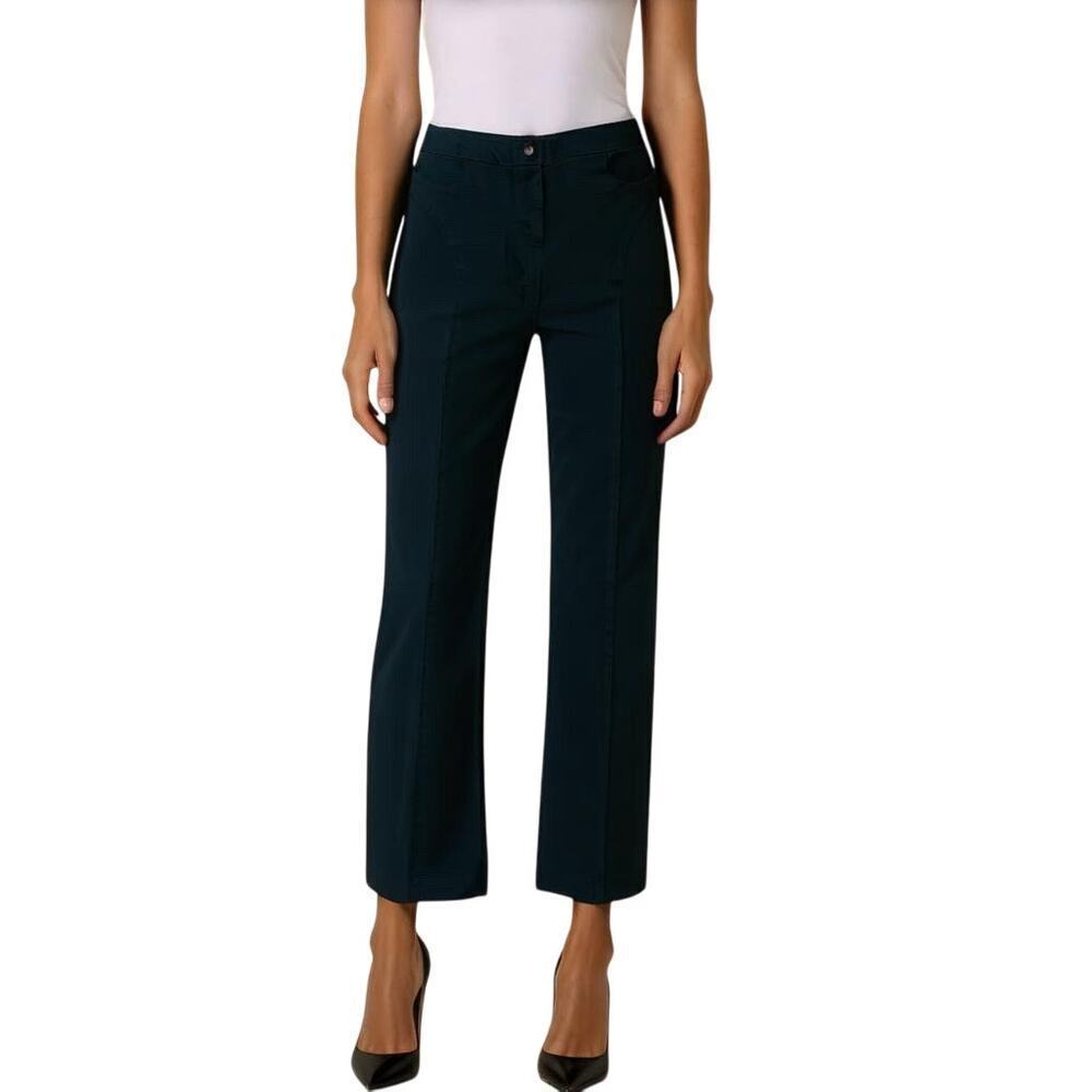 ESCADA Mid Rise Boot Leg Pants in Midnight Blue size 38 (US M)